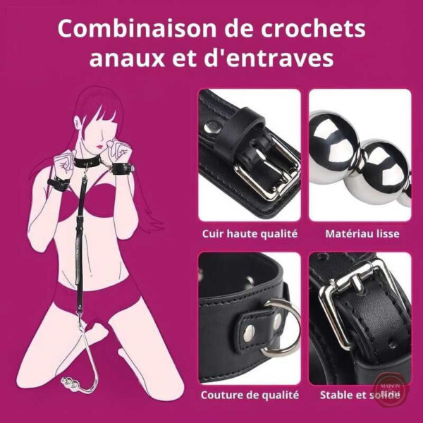 Crochet design ergonomique pour stimulation anale