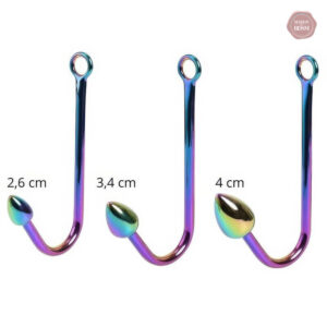Jouet anal vibrant aux couleurs éclatantes et ludiques