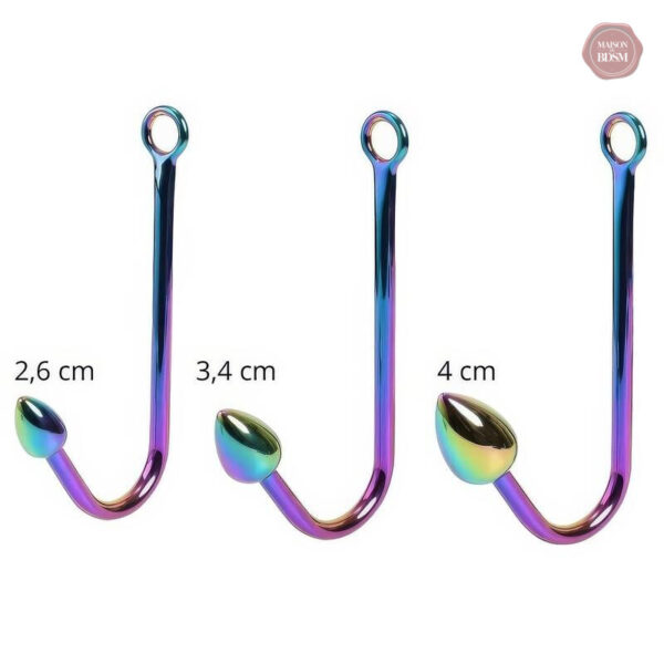 Jouet anal vibrant aux couleurs éclatantes et ludiques
