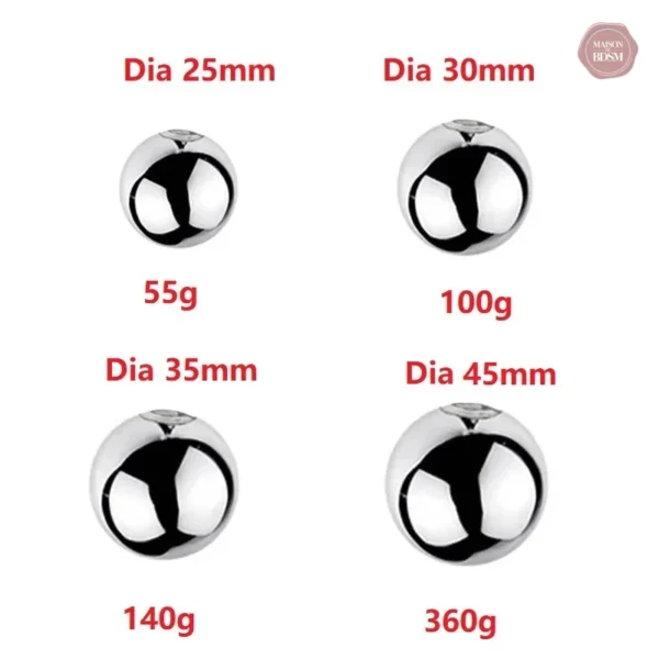 Accessoire d'étirement avec poids pour testicules