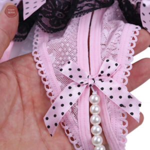 Lingerie sissy culotte légère et sans entrejambe