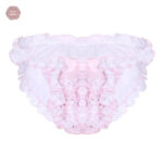 Culotte à volants, style travesti en satin doux