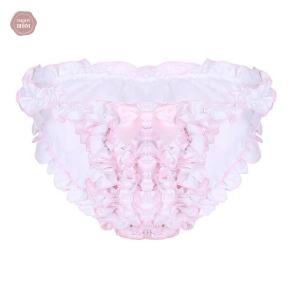 Culotte à volants, style travesti en satin doux