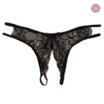 Culotte érotique chaude à entrejambe ouvert