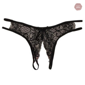 Culotte érotique chaude à entrejambe ouvert