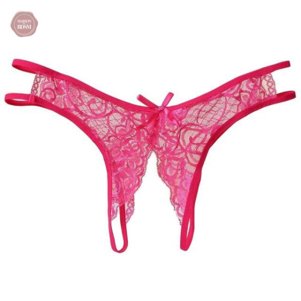 Culotte sexy avec ouverture à l'entrejambe