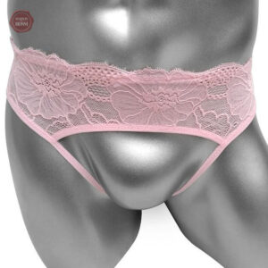 Vêtements travestis : culotte en dentelle élégante et sexy