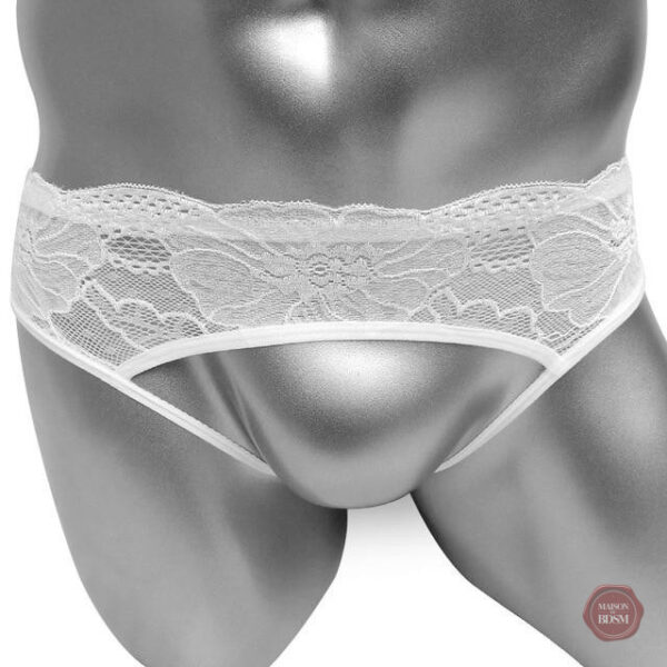 Accessoire de mode travesti : culotte en dentelle séduisante