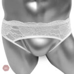 Culotte délicate en dentelle, pour une allure séduisante