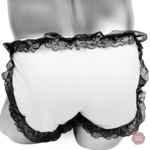 Sissy panties en dentelle à motifs fleuris