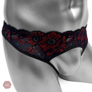 Culotte en dentelle sans entrejambe élégante