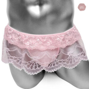Sous-vêtement Sissy en dentelle pour un look féminin