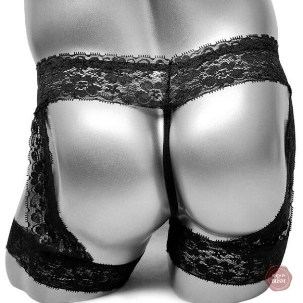 Culotte douce en maille et dentelle pour un confort élégant