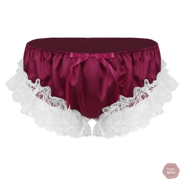 Culotte à volants en satin, confort et esthétique