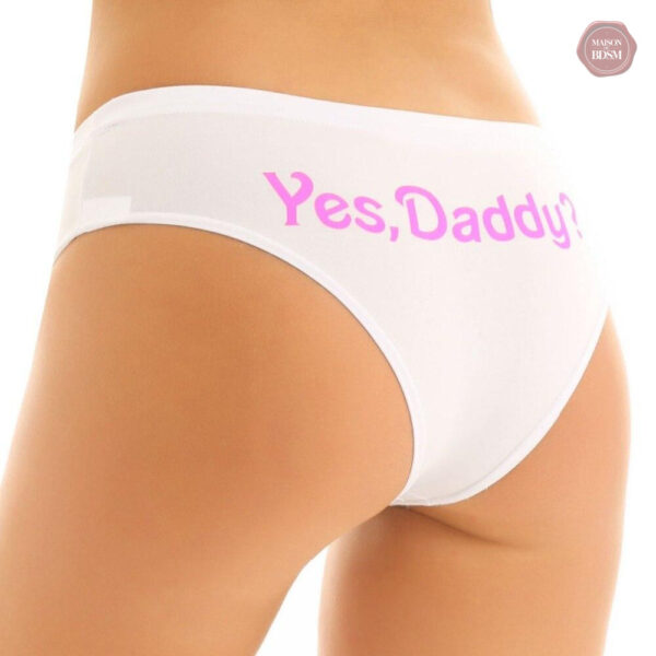 Culotte unisexe "Oui papa", parfaite pour l'expression de soi
