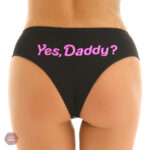 Modèle de culotte "Oui papa", accessoire de mode unique