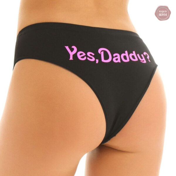Culotte "Oui papa", design audacieux pour toutes les occasions