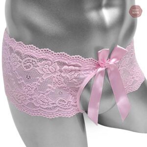 Culotte ouverte dentelle florale pour un look audacieux