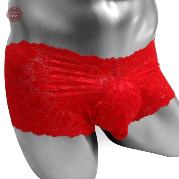 Pochette florale en dentelle pour vêtements travestis
