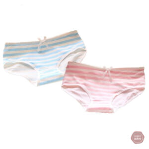 Culotte rayée Sissy avec nœud