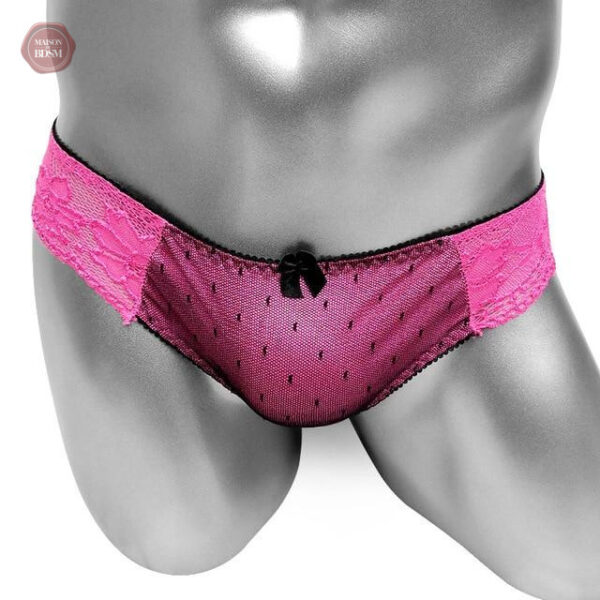 Vêtements travestis : culotte en dentelle raffinée