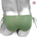Culotte Sissy à carreaux avec nœud papillon