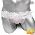 Sous-vêtements Sissy avec lacets pour hommes