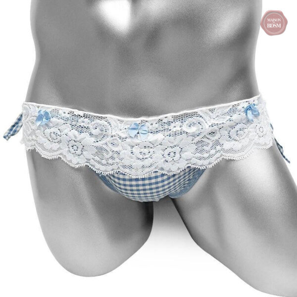Sissy panties avec design lacets pour hommes