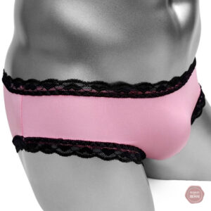 Culotte Sissy à volants et bord en dentelle