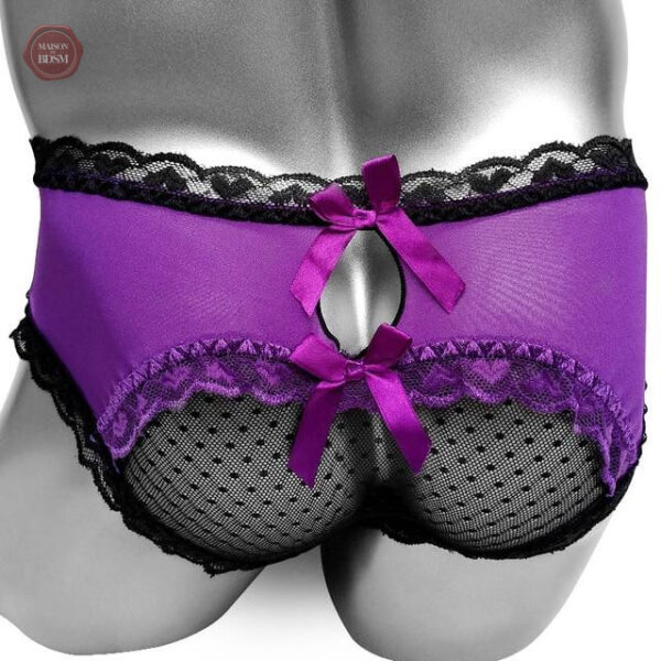 Culotte élégante à bord en dentelle