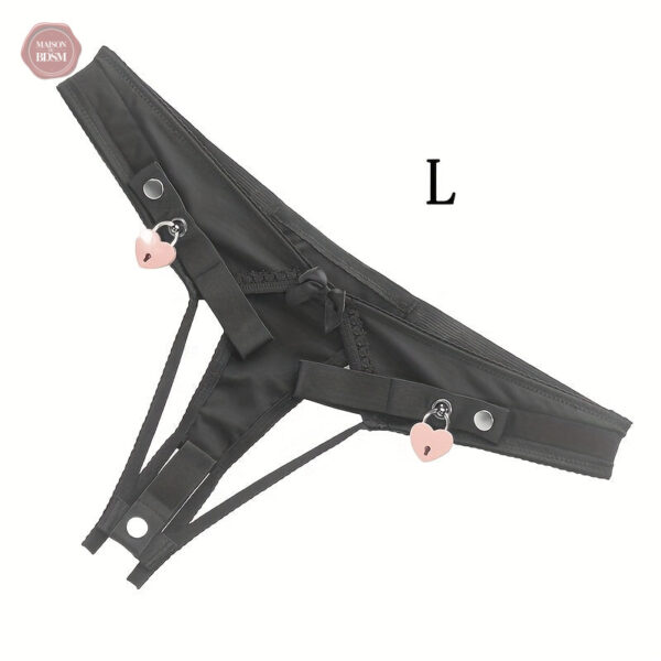 Culotte Sissy adaptée aux cages de chasteté