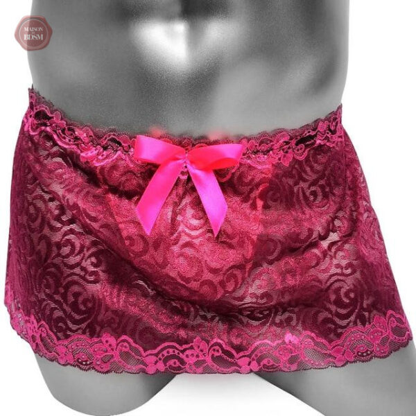 Sissy panties en dentelle, allure chic et sexy