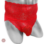 Sissy panties avec finition en dentelle raffinée
