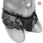 Culotte féminine Sissy avec support intégré