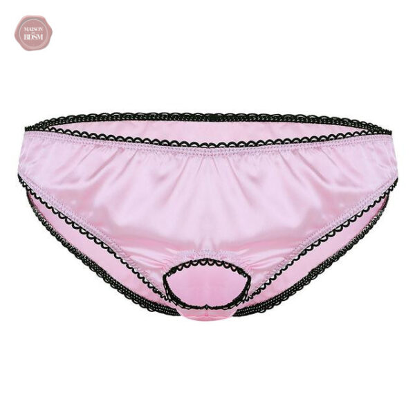 Sous-vêtement Sissy érotique pour hommes, sans entrejambe