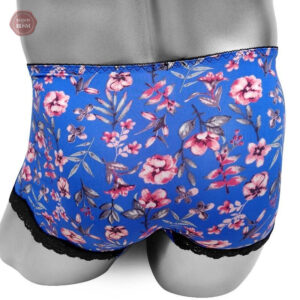 Culotte Sissy taille haute à motif floral