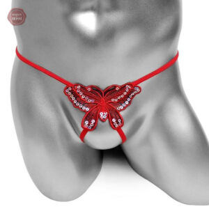 Accessoire travesti : culotte string à sequins