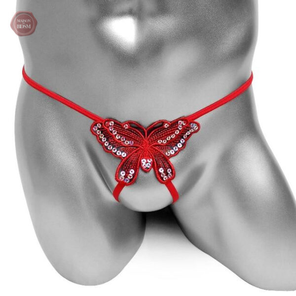 Accessoire travesti : culotte string à sequins