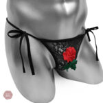 Culotte string dentelle rose pour un look élégant