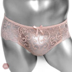 Culotte délicate en dentelle florale