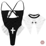 Costume de bonne soeur sexy, idéal pour un look audacieux
