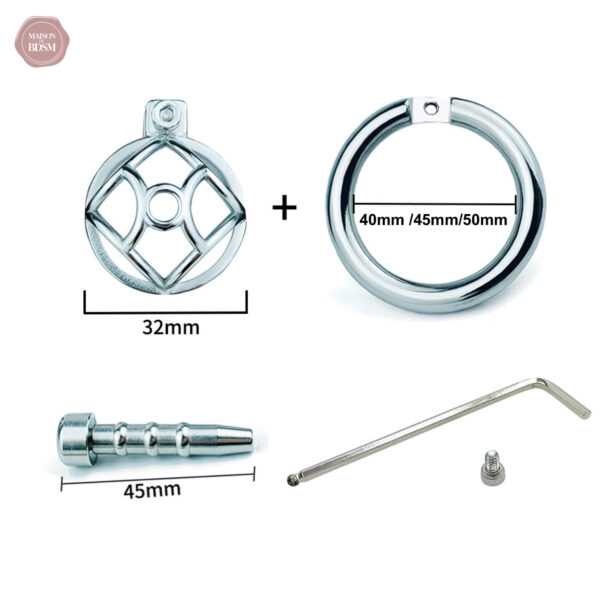 Cage de chasteté ergonomique et légère