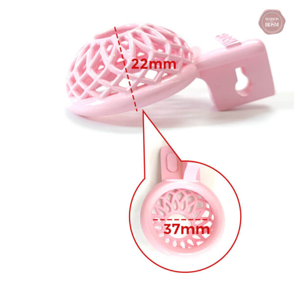 Accessoire de chasteté rose pour une expérience unique