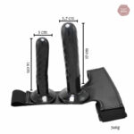 Accessoire intime double stimulation en ceinture noire