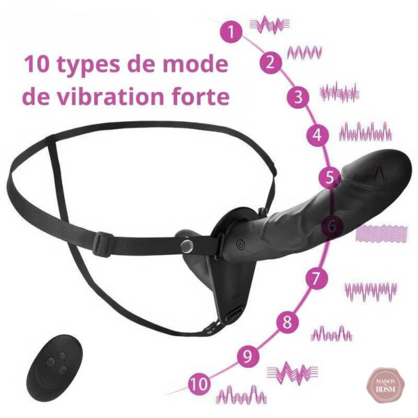 Jouet sexuel pour couples avec gode ceinture confortable