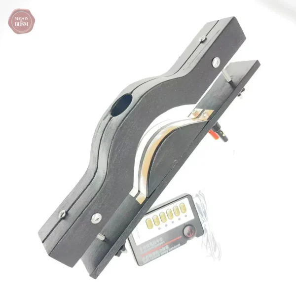 Humbler stimulant en bois noir pour jeux BDSM