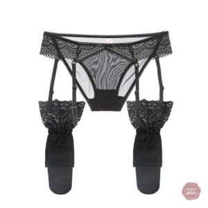 Ensemble culotte et bas pour travestis