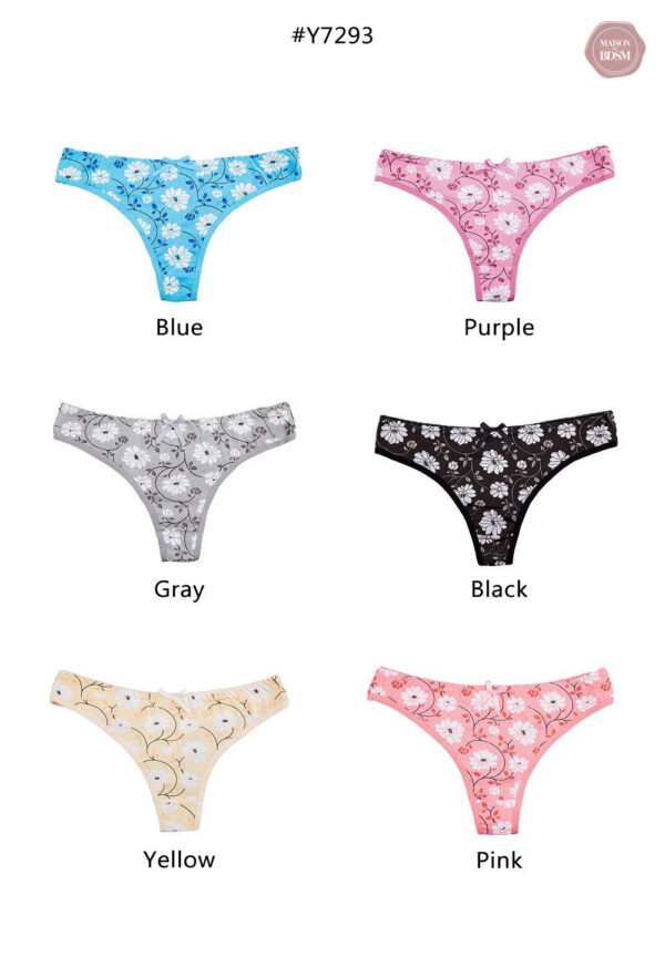 Ensemble de lingerie travesti à fleurs