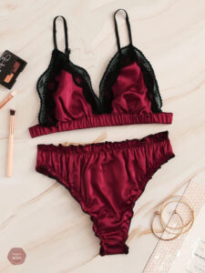 Culotte en dentelle, ensemble lingerie sexy pour sissy
