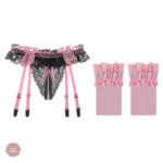 Porte-jarretelles pour une allure Sissy